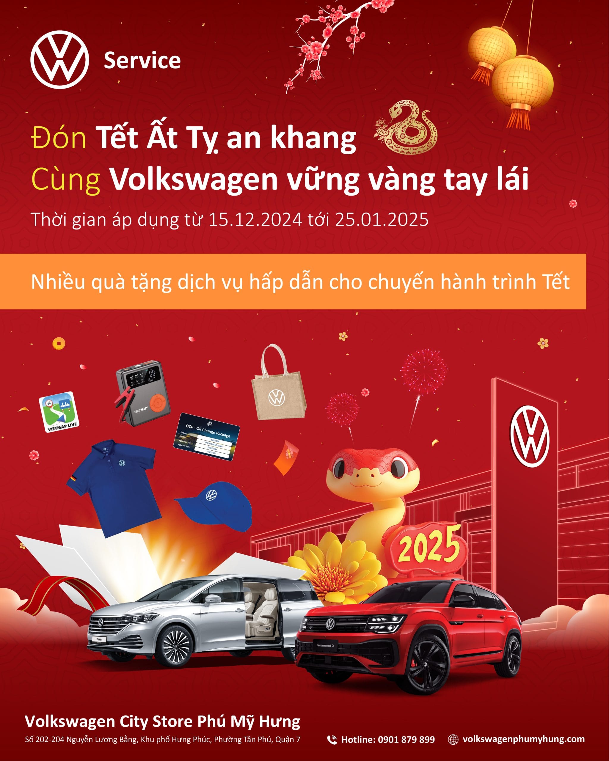 Dịch Vụ Bảo Dưỡng Xe Volkswagen Mùa Tết Tại Volkswagen Phú Mỹ Hưng Quận 7 - Ngập Tràn Ưu Đãi 9 Volkswagen Phú Mỹ Hưng Quận 7 mang đến cho Quý Khách hàng dịch vụ kiểm tra và bảo dưỡng toàn diện, giúp chiếc xe luôn trong tình trạng hoàn hảo, sẵn sàng cho những chuyến đi dài ngày trong dịp Tết.