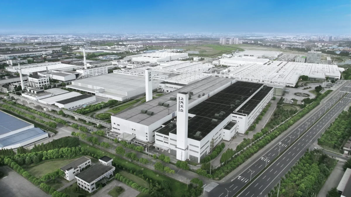 SAIC VW EV plant in Shanghai