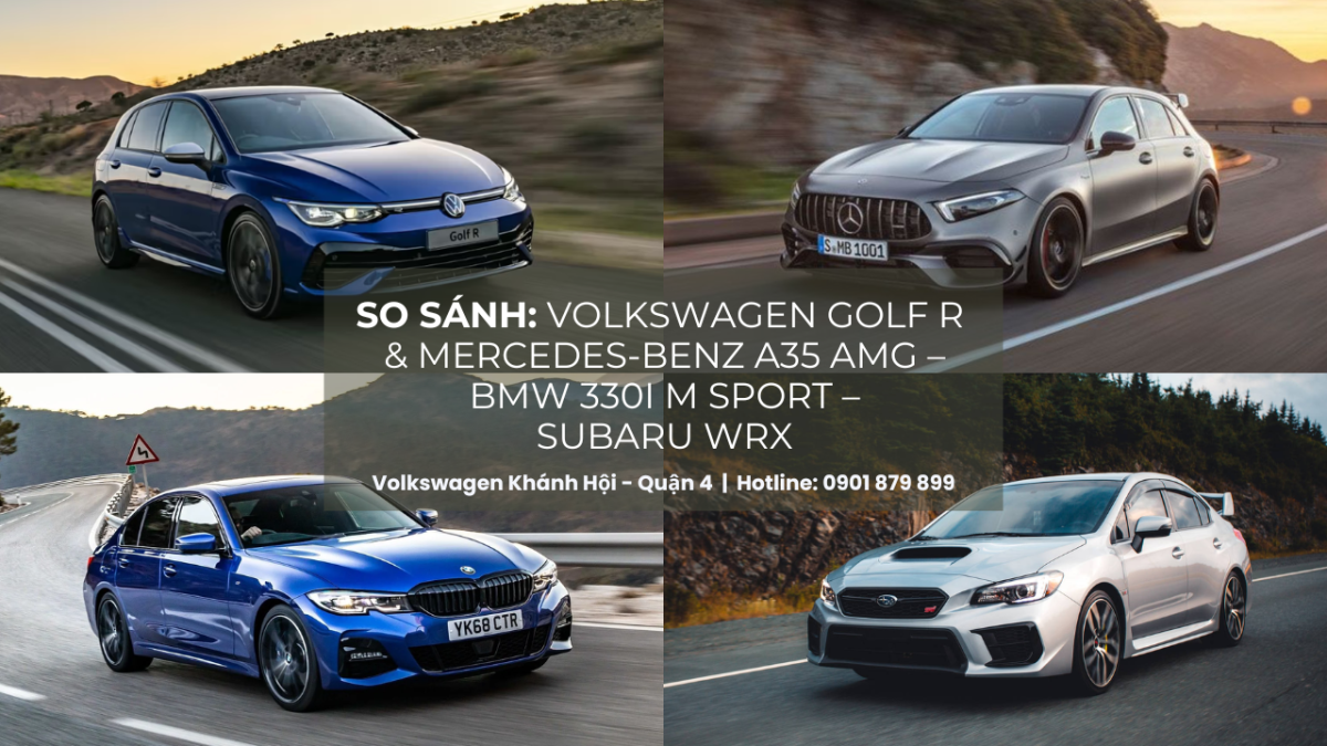 So sanh Golf R 3 xe 1