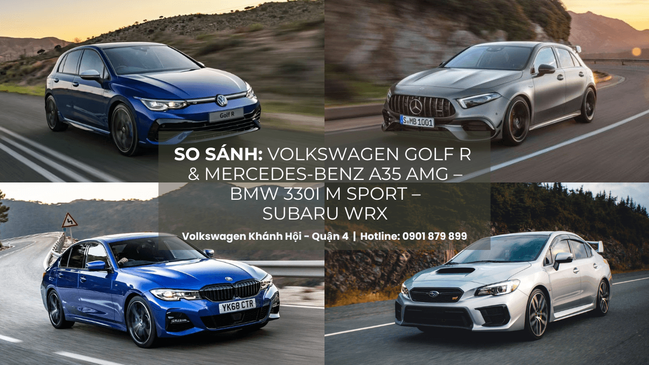 So sanh Golf R 3 xe 1
