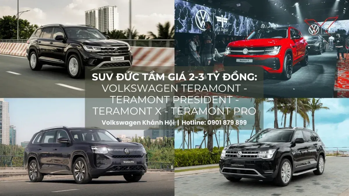 SUV Đức 2-3 tỷ: So sánh Mercedes-Benz, BMW, Audi & Volkswagen 2026